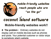 Tablet Screenshot of coconutisland.com